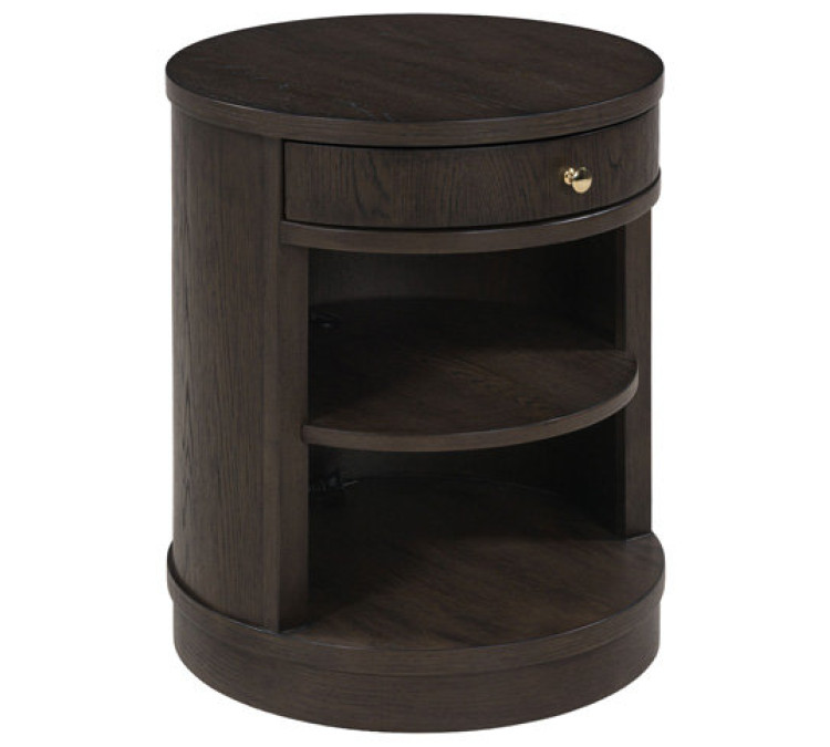 Leighmour Accent Table - Dark Brown