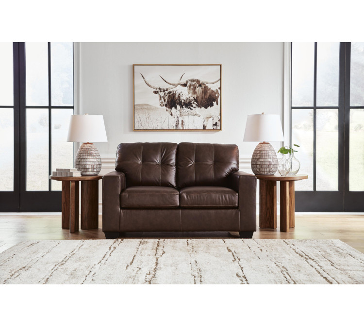Santorine Loveseat - Dark Brown
