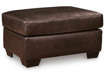 Santorine Ottoman - Dark Brown