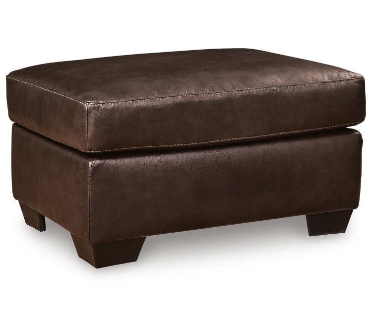 Santorine Ottoman - Dark Brown