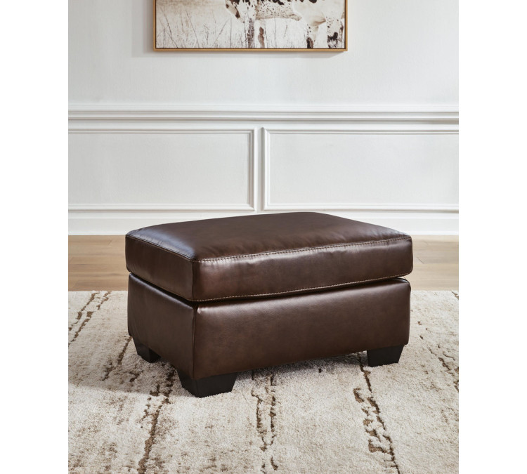 Santorine Ottoman - Dark Brown