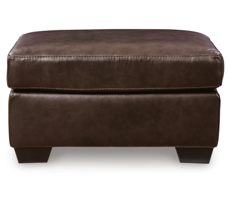 Santorine Ottoman - Dark Brown