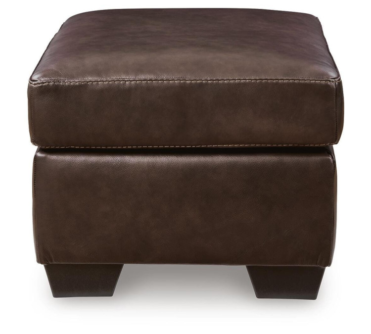 Santorine Ottoman - Dark Brown