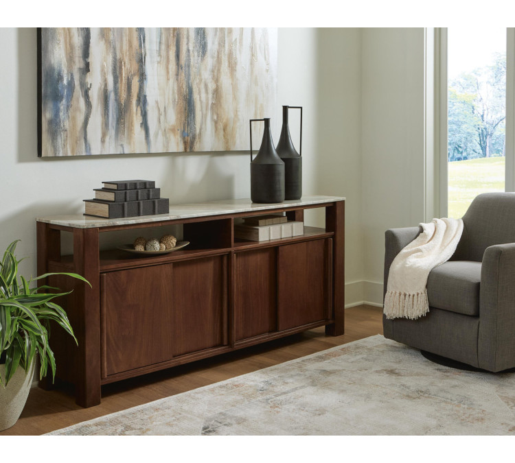 Tobinville Accent Cabinet - Dark Brown