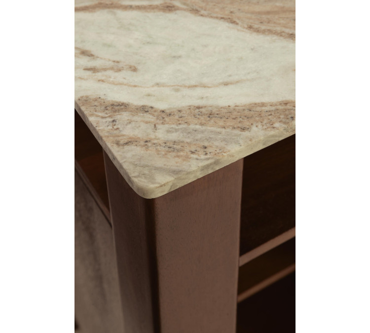 Tobinville Accent Cabinet - Dark Brown