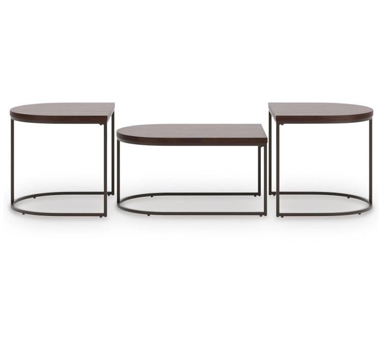 Vanmore Table (Set of 3) - Dark Brown