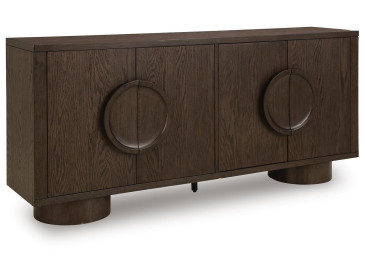 Veeda Accent Cabinet - Dark Brown