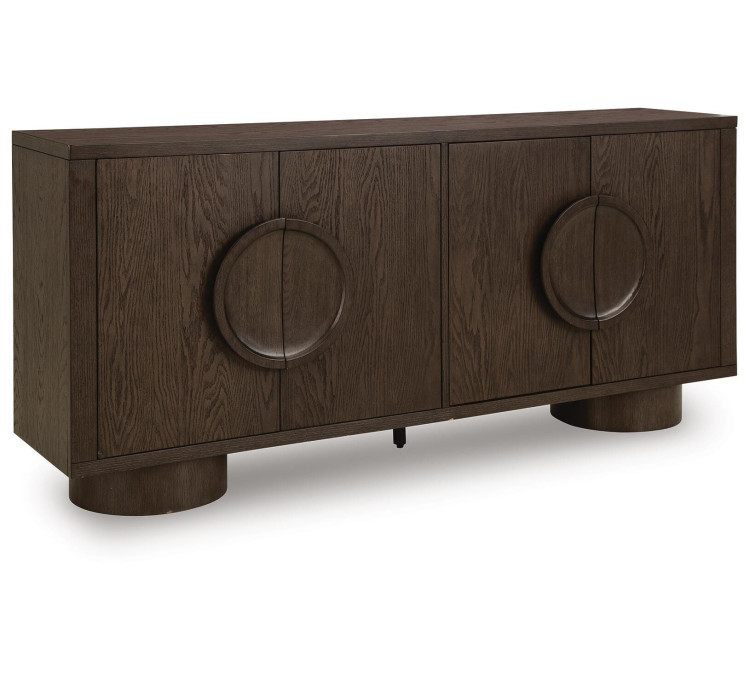 Veeda Accent Cabinet - Dark Brown