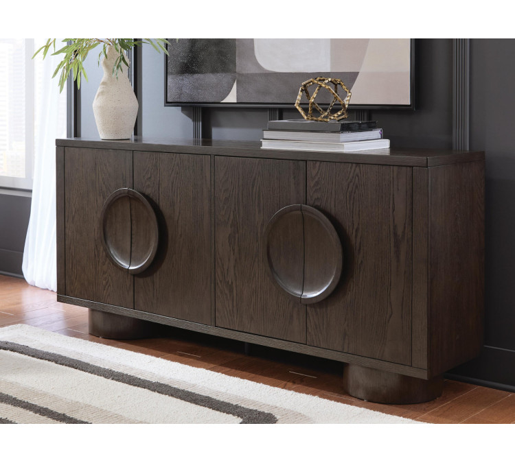 Veeda Accent Cabinet - Dark Brown