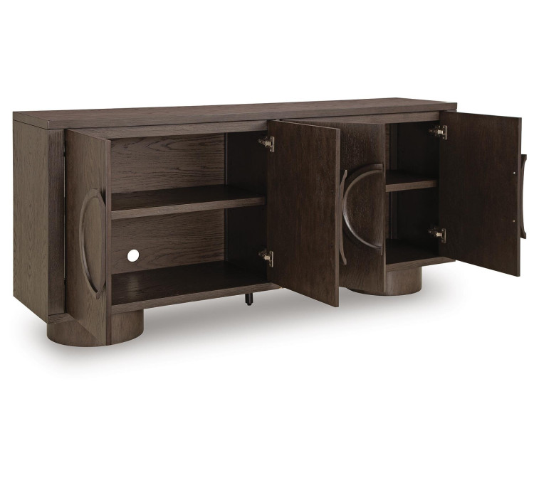 Veeda Accent Cabinet - Dark Brown