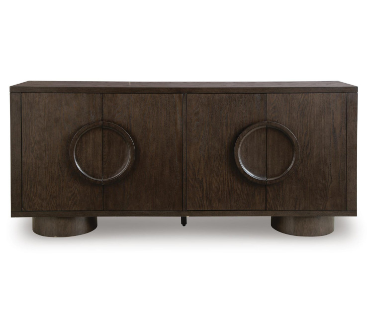 Veeda Accent Cabinet - Dark Brown