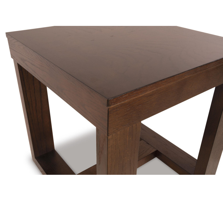 Watson End Table - Dark Brown