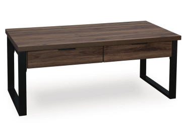 Wickman Falls Coffee Table - Dark Brown