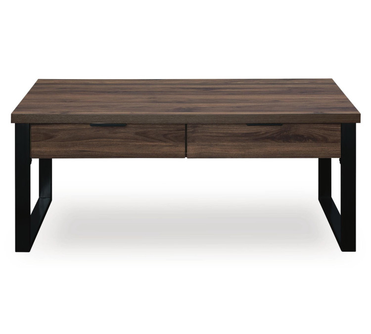 Wickman Falls Coffee Table - Dark Brown