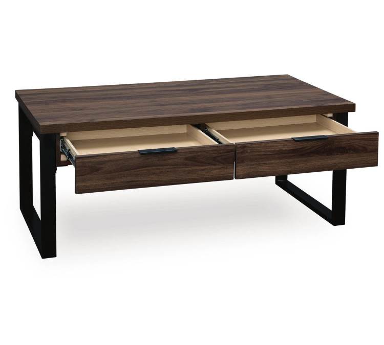 Wickman Falls Coffee Table - Dark Brown