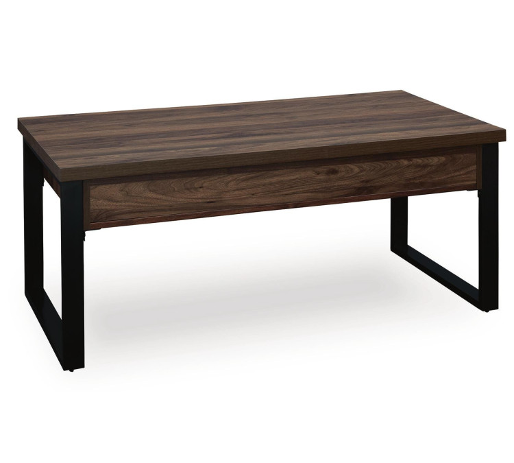 Wickman Falls Coffee Table - Dark Brown