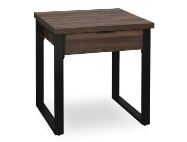 Wickman Falls End Table - Dark Brown