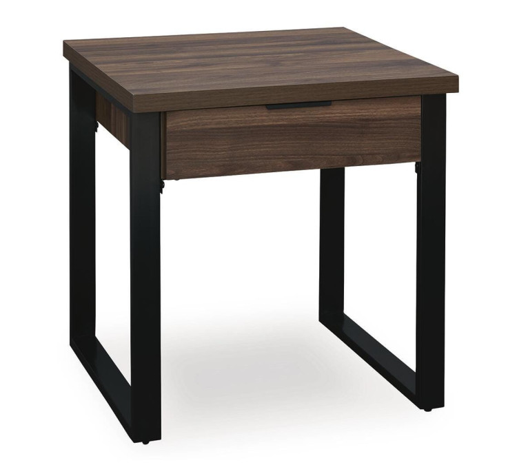 Wickman Falls End Table - Dark Brown