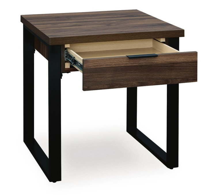 Wickman Falls End Table - Dark Brown