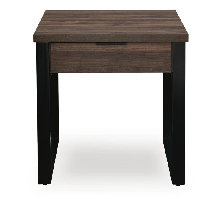 Wickman Falls End Table - Dark Brown