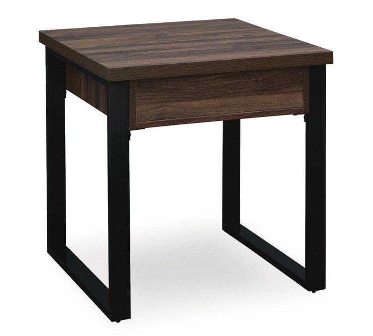 Wickman Falls End Table - Dark Brown