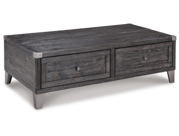 Todoe Coffee Table with Lift Top - Dark Gray