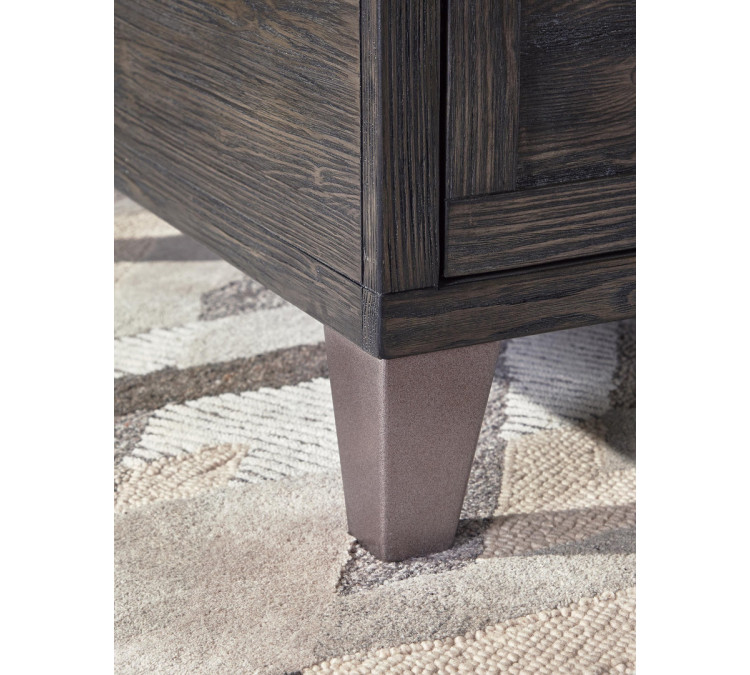 Todoe Coffee Table with Lift Top - Dark Gray