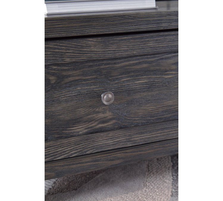 Todoe Coffee Table with Lift Top - Dark Gray