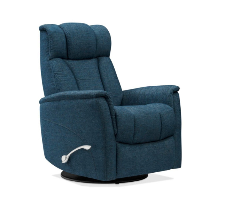 Saxton Manual Swivel Glider Recliner - Dark Teal