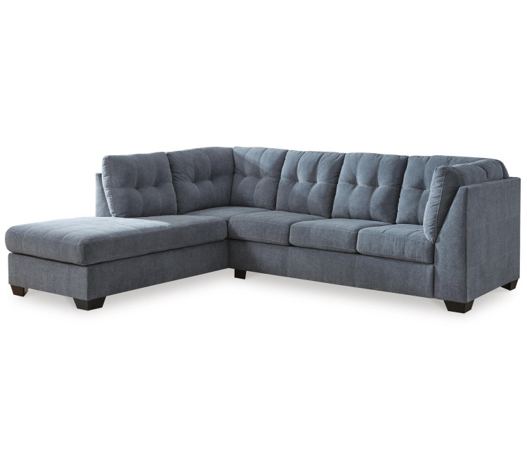 Marleton 2-Piece Sleeper Sectional with Chaise - Denim