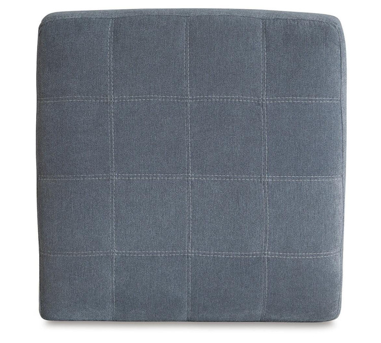 Marleton Oversized Accent Ottoman - Denim