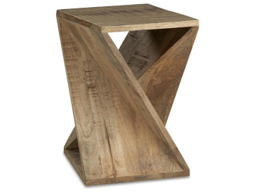 Zalemont Accent Table - Distressed Brown