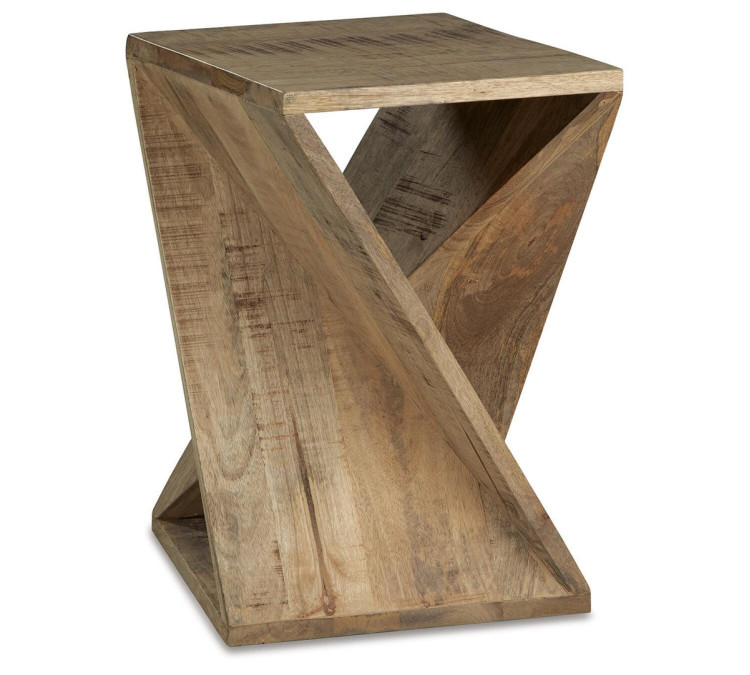 Zalemont Accent Table - Distressed Brown