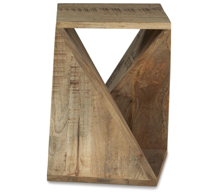 Zalemont Accent Table - Distressed Brown
