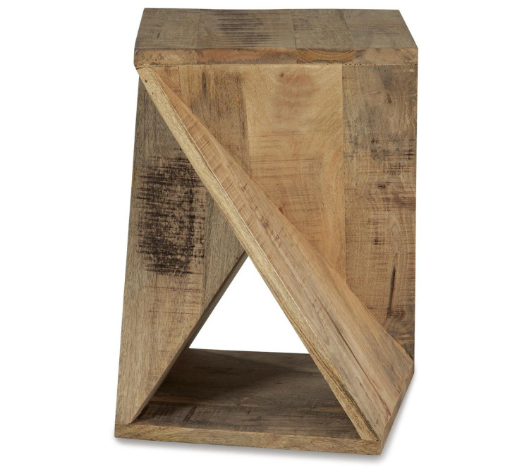 Zalemont Accent Table - Distressed Brown