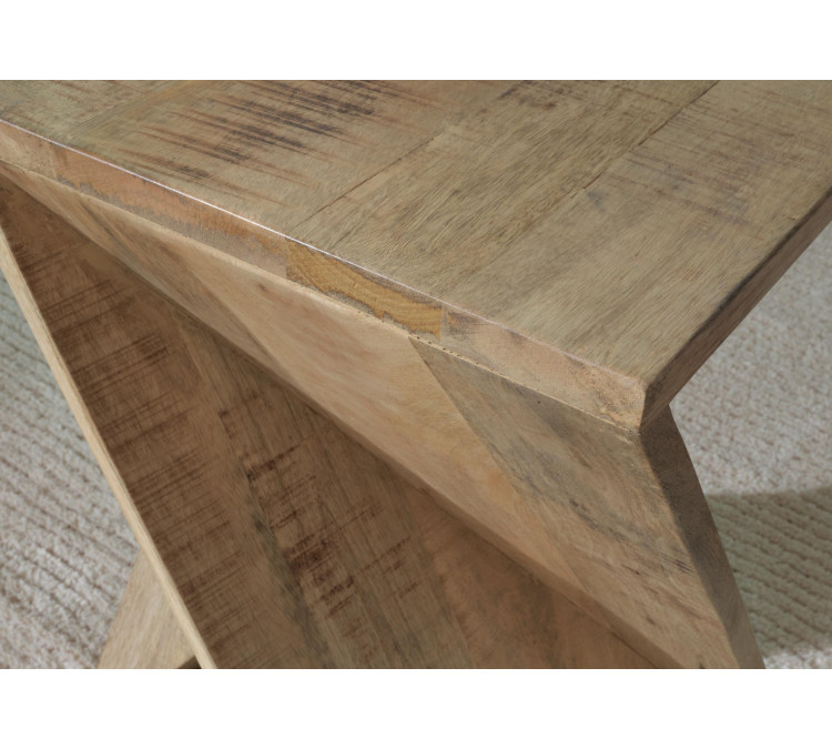Zalemont Accent Table - Distressed Brown
