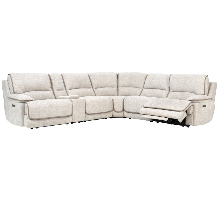 Olsen 6/Piece Sectional, Dual/Power Zero/Gravity Reclining - Dove