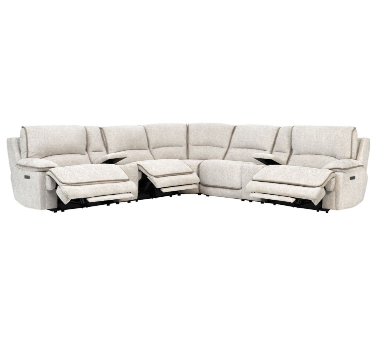 Olsen 6/Piece Sectional, Dual/Power Zero/Gravity Reclining - Dove