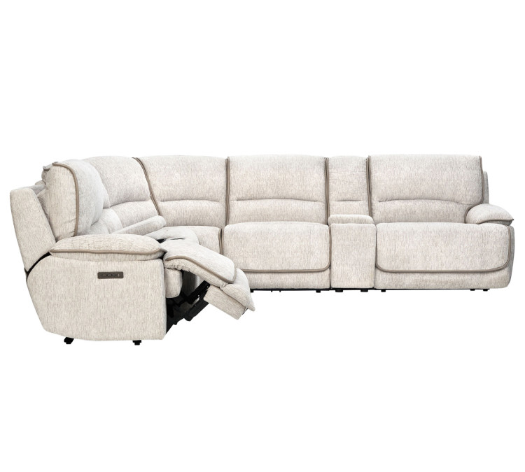 Olsen 6/Piece Sectional, Dual/Power Zero/Gravity Reclining - Dove