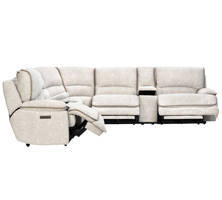 Olsen 6/Piece Sectional, Dual/Power Zero/Gravity Reclining - Dove