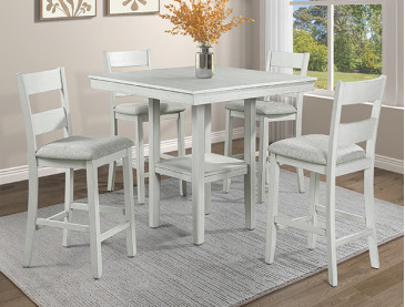 LESTER 5-PC CT HT TBL SET - Driftwood