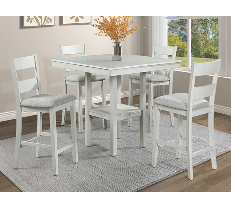 LESTER 5-PC CT HT TBL SET - Driftwood