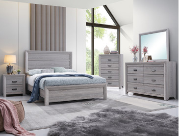 ADELAIDE BEDROOM GROUP - QUEEN / Driftwood
