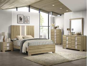 RANGLEY BEDROOM GROUP - QUEEN / Driftwood