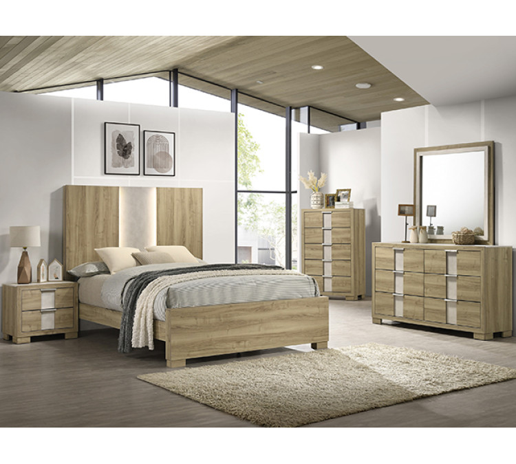 RANGLEY BEDROOM GROUP - QUEEN / Driftwood