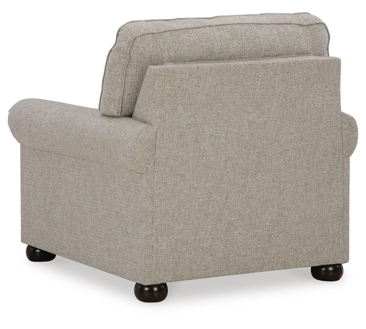 Gaelon Chair and Ottoman - Dune