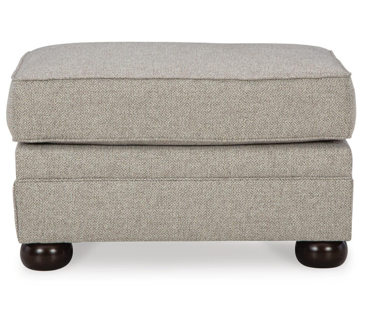 Gaelon Chair and Ottoman - Dune