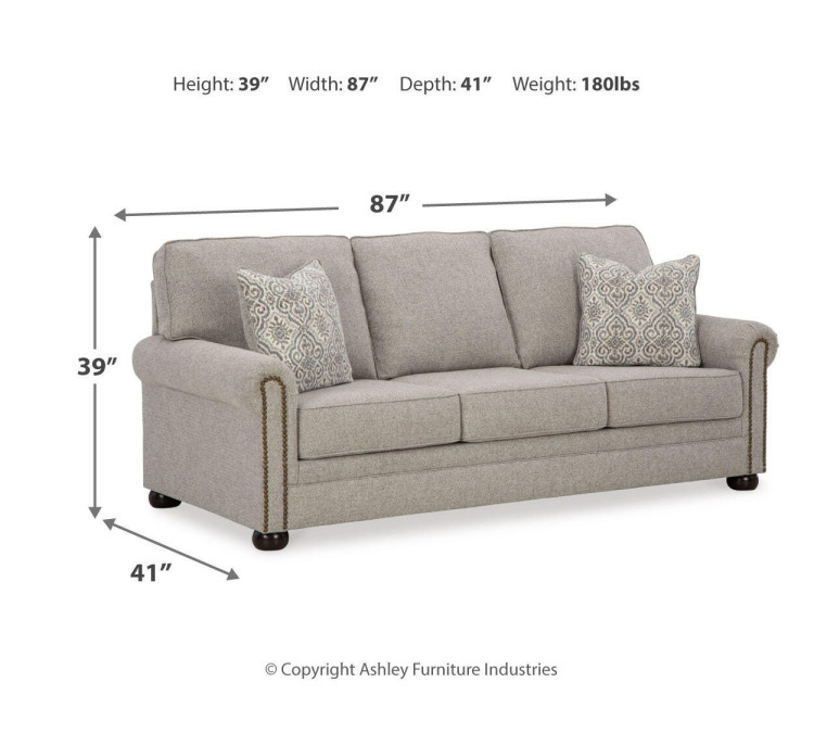 Gaelon Sofa, Loveseat, Chair and Ottoman - Dune