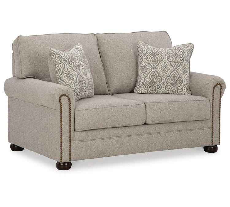 Gaelon Sofa, Loveseat, Chair and Ottoman - Dune