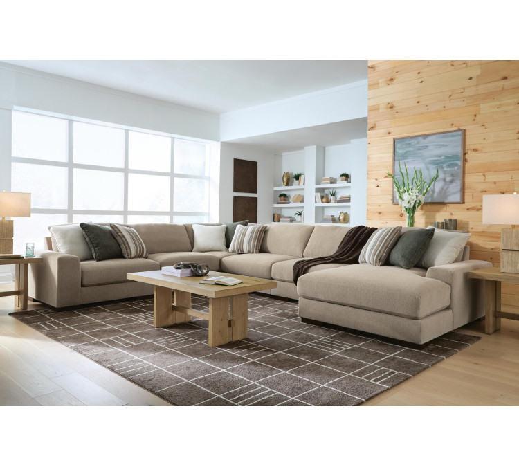 Linenhause 6-Piece Sectional with Chaise - Dune